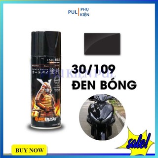 Sơn samurai màu đen bóng 30/109 làm mới đẹp xe bám tốt chống gỉ sét hàng chính hãng