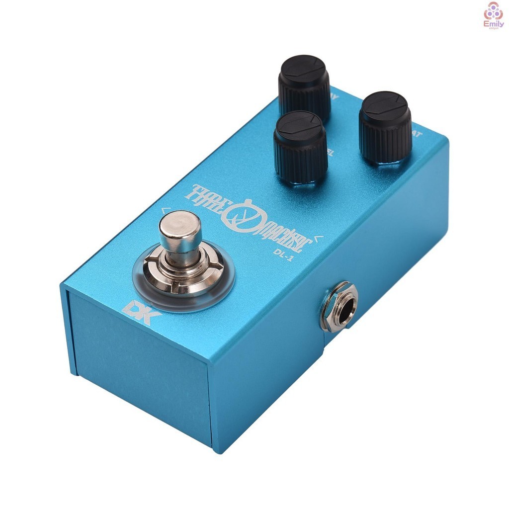 Dk Classic Anh Biến Dạng Bàn Đạp Đàn Guitar Điện Hiệu Ứng Bàn Đạp True Bypass Vỏ Kim Loại DC 9V 6.35mm Giao Diện Đầu Vào / Đầu Ra Mini Guitar Biến Dạng Effector