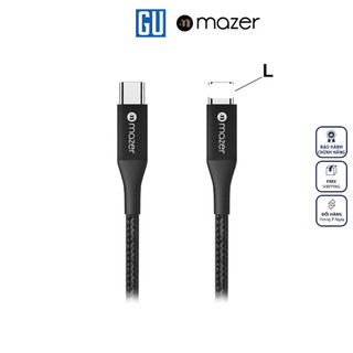 Dây cáp sạc nhanh mazer 30w dùng cho iphone c to ip - hàng chính hãng