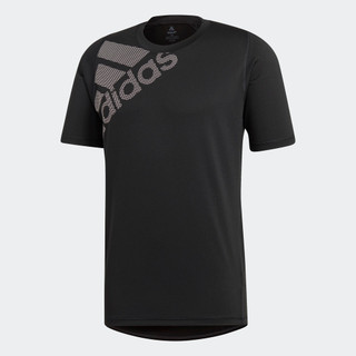 adidas Tập luyện Áo phông FreeLift Badge of Sport Graphic Nam Đen DU0902