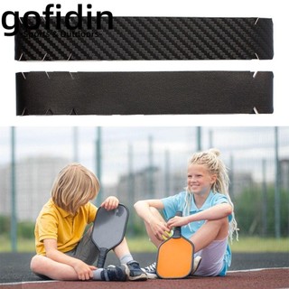 gofidin Khung Băng Bảo Vệ, Đen PU Pickleball Vợt Cạnh Miếng Dán, Dụng Cụ Giảm Tác Động Và Ma Sát Tháo Rời Chống Trầy Xước Miếng Dán Vợt Pickleball