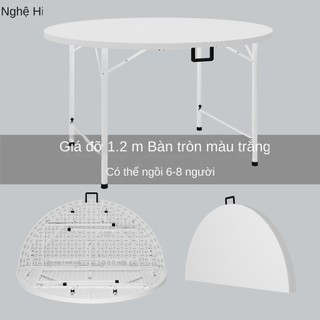 Bàn tròn có thể gập lại bàn ăn bàn tròn nhựa bàn tròn gấp gọn bàn tròn 1.2m xếp gọn bàn tròn 1m2 lắp ghép gọn đẹp