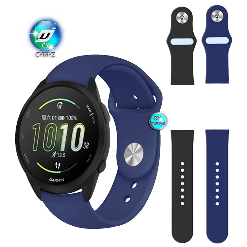 Garmin Forerunner 165 Dây đeo âm nhạc Dây đeo silicon cho Garmin Forerunner 165 Dây đeo thể thao