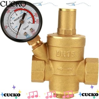 Van giảm áp cucko g1 / 2, bộ điều chỉnh áp suất nước 1 / 2 ” dn15, van giảm áp bằng đồng thau có thể điều chỉnh 3 / 4 ” npt