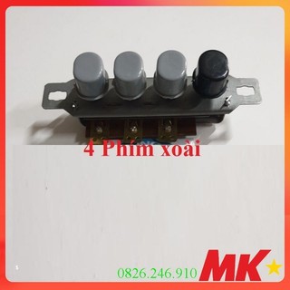 Công tắc quạt 4 xoài , 5 nút xoài - phụ tùng quạt phím bấm