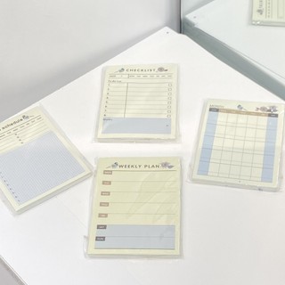 Giấy Note Planner Lập Kế Hoạch Nhà Cam