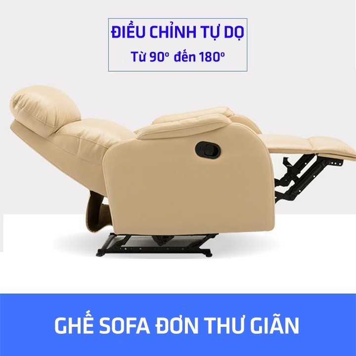 Ghế Sofa Bằng Điện Thư Giãn Chất Liệu Da Cao Cấp, Tích Hợp Hai Chế Độ Ghế Và Giường Nằm Thông Minh Homestyledecor | BigBuy360 - bigbuy360.vn