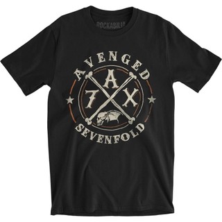 Áo thun Avenged SEVENFOLD Band Crossing Over 2014 Tour Merchandise Áo thun