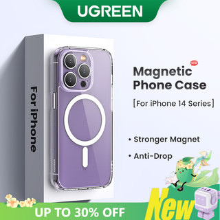 Ugreen Ốp Điện Thoại Trong Suốt Từ Tính Chống Va Đập Cho iPhone 13 14 Pro Max