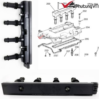 Mobin chevrolet aveo,mô bin đánh lửa chevrolet aveo 25198623 -hàng chính hãng -jcap -nhật bản -bảo hành 6 tháng