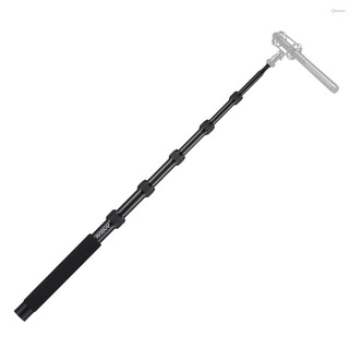 Micro cầm tay Andoer Boom Arm 6 phần Cánh tay Mic mở rộng Hợp kim nhôm Boom Cực cho micrô Vít & Sợi 1 / 4 Inch có khóa xoắn tay cầm bằng bọt 46c Macen-4.2