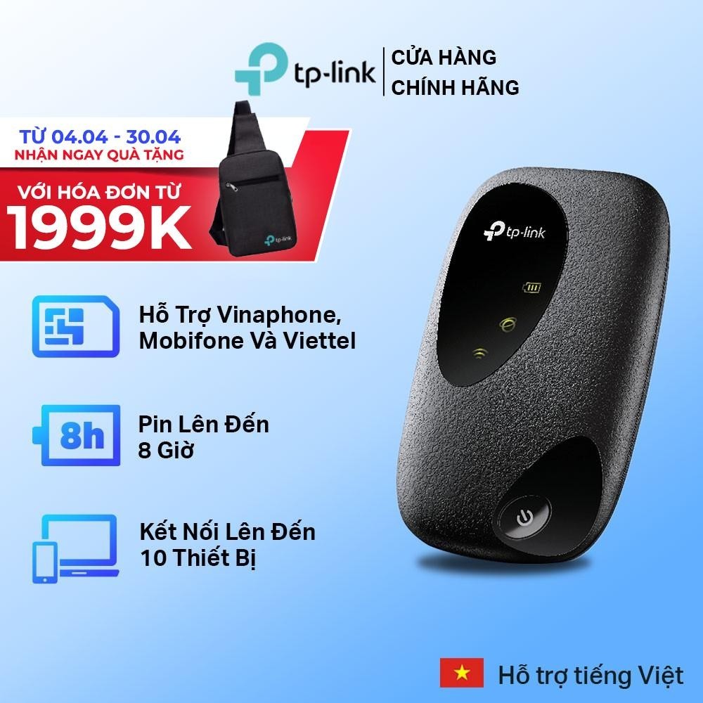 Bộ Phát Wifi Di Động TP-Link M7000 / M7200 3G/4G LTE 150Mbps Pin sạc 2000mAh