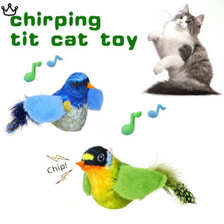 Đồ chơi mèo chim chirp giảm căng thẳng chirp đồ chơi mèo đồ chơi sang trọng đồ chơi mèo chim hót tự động mèo chim đồ chơi chim vui nhộn âm thanh mèo dính đồ chơi mèo giả chim YUE