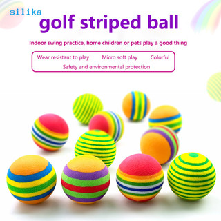 [Sk] 10 Bóng Xốp Golf Đa Năng An Ninh Cao Chống Mài Mòn Thân Thiện Với Môi Trường Bóng Tập Golf Cho Trong Nhà