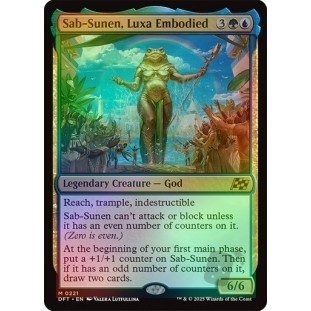 Magic the Gathering - Aetherdrift - Sab-Sunen, Luxa Embodied FOIL