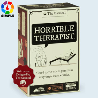  Exploding Kittens Horrible Therapist: Extra Horrible Edition - A Card Game for 3-8 Players Ages 17+ - Adult Party Game & Family Game Night 