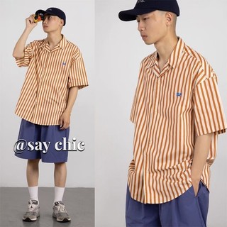 Áo sơ mi tay ngắn kẻ sọc thời trang cho nam