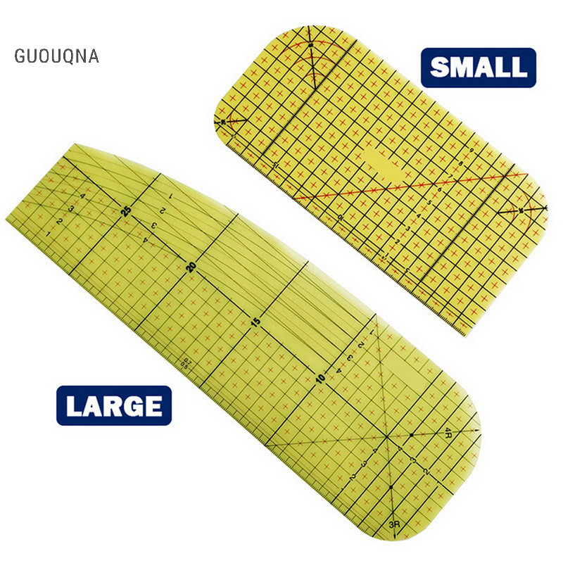 Guouqna Thước ủi nóng Dụng cụ đo vải Thợ may Thủ công DIY Đồ may GUOUqna