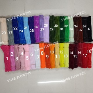 Set 100 Sợi Kẽm Nhung Loại 1, Sỉ Lẻ Kẽm Nhung Làm Hoa Loại 1, Kẽm Nhung Handmade VN98 Flowers Có Ship Hoả Tốc HCM
