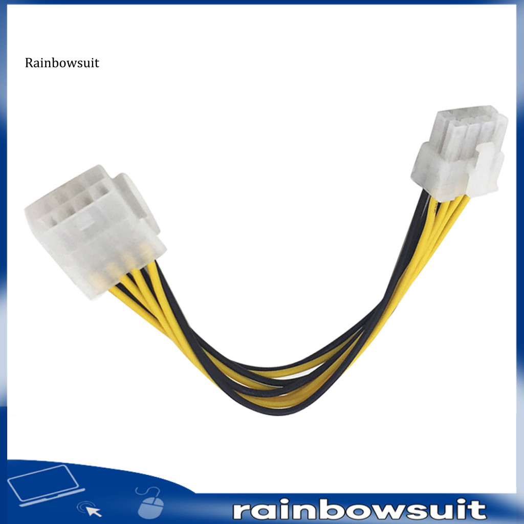8Pin Đầu nối dây nối dài cáp cấp nguồn CPU từ nam sang nữ