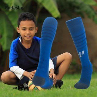  Fudeshe Bóng Đá Trẻ Em Tất Bóng Đá Thoáng Khí Dài Khăn Trên Đầu Gối Đáy Quần Thể Thao Bé Trai Và Bé Gái 