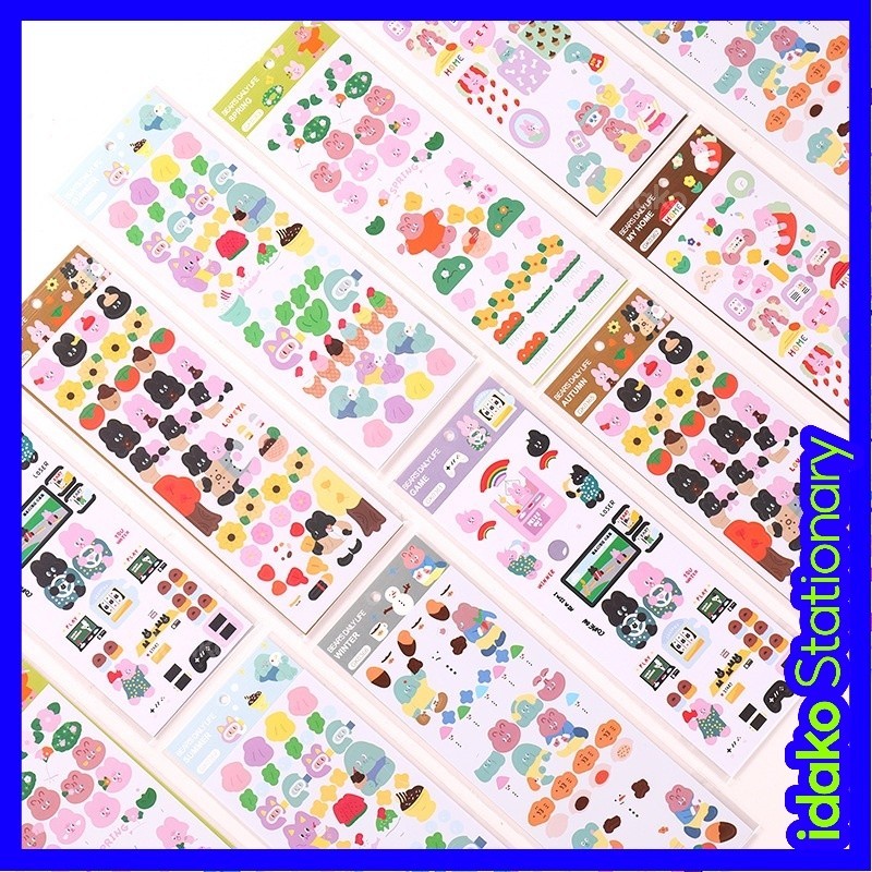 Miếng Dán Trang Trí Hình Gấu Goo Dễ Thương GK0361