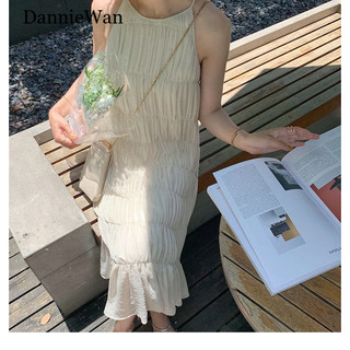 DannieWan Chic váy nữ Đầm Body Cho thời váy Fashion Fashion Thời trang Hàn Phong A22M1PU 8Z240222