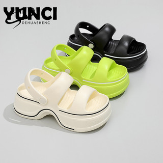 YUNCI dép cross dép kiểu nữ đi chơi Điệu đà Phong cách đơn giản Tiện dụng Độc lạ FYT24208G7 8Z240223