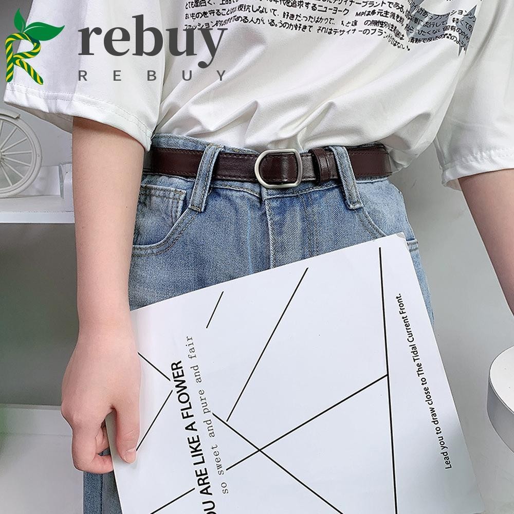 Mua LẠI Thắt Lưng Da PU Sang Trọng Đầm Jeans Trang Trí Nữ Thiết Kế Mới Thắt Lưng Mỏng