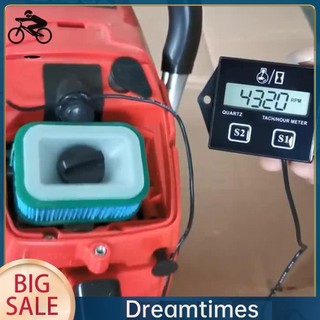 Máy đo vòng / phút động cơ kỹ thuật số Màn hình LCD Máy đo vòng / phút cho thuyền động cơ ô tô