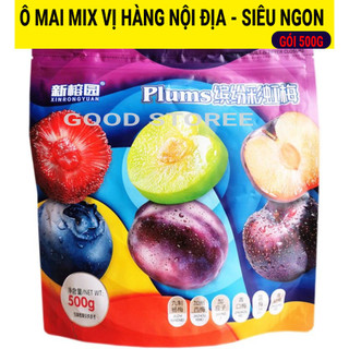 Ô mai mix vị bịch 500g, hàng nội địa chuẩn