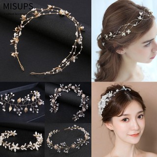 MISUPS đeo tóc MISUPS hình nón đính đá dễ thương cho cô dâu