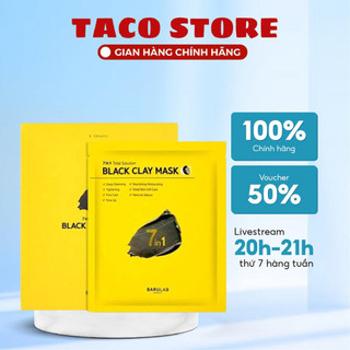 Mặt nạ đất sét Barulab Black Clay Mask 7 in 1
