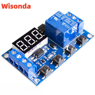 Công tắc mô-đun rơle 6-30V Kích hoạt thời gian trễ mạch hẹn giờ Chu kỳ có thể điều chỉnh