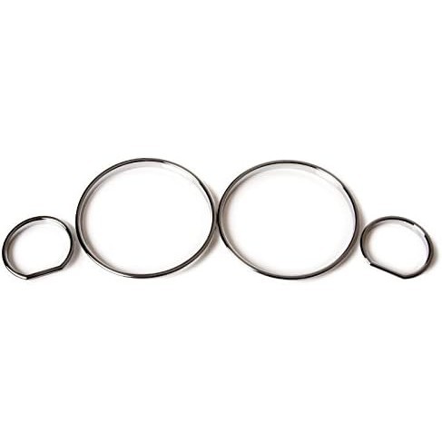 Hoàn Toàn Mới Chrome Đồng Hồ Tốc Độ Đồng Hồ Đo Mặt Số Vòng Nhạc Cụ Bảng Điều Khiển Vòng Cho Xe BMW E