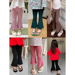 Quần bé gái vải gân dáng loe, quần legging gân loe độ co giãn mạnh đủ màu cho bé gái - Trang 25 Kids - G421