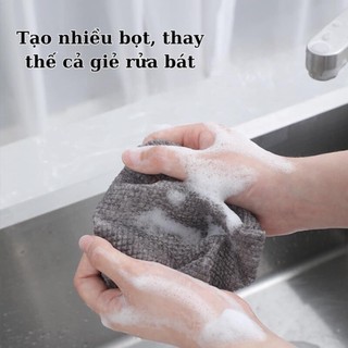 (Bán buôn-chuyên sỉ) Cuộn Khăn Lau Bếp Than Đen