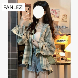 FANLEZI Áo Sơ Mi áo sơ mi nữ áo kiểu hàn quốc Thoải mái tráng lệ Xinh  dramatic WCS24304O3 13Z240327