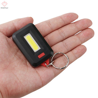 Đèn pin Mini LED COB chống nước Móc khóa di động Đèn pin cắm trại Mới