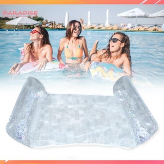 Nệm bơi nổi có thể gập lại bằng nước có thể gập lại có sequin