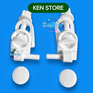 Bộ ốc vít nắp đậy bồn cầu , phụ kiện bồn cầu , ốc nắp bồn cầu ken store