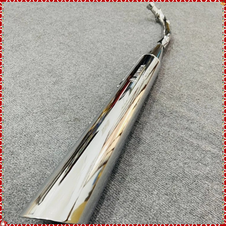 Pô 2543 Nhồi Bông Chế Cổ Wave 110 Khoan Báng Và Chế Tai Hàng Độc Quyền - Pô Xe Máy