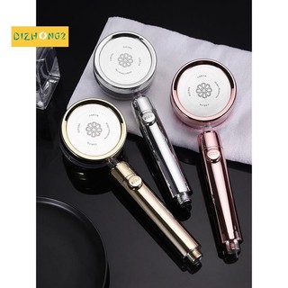 Đầu vòi hoa sen tăng áp Bộ lọc vòi hoa sen xoay 360 độ có thể tháo rời cho phòng tắm, vàng