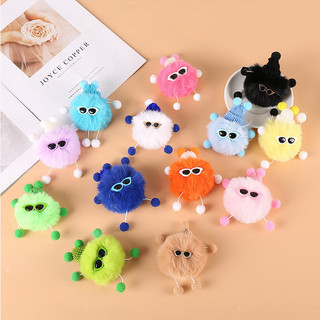 Xuyên biên giới Hoạt Hình Dễ Thương Giả Thỏ Tóc Yêu Tinh Bánh Bóng Sang Trọng Búp Bê Nhỏ Gói Đồ Trang Trí Phụ Kiện Phụ Kiện Phụ Kiện