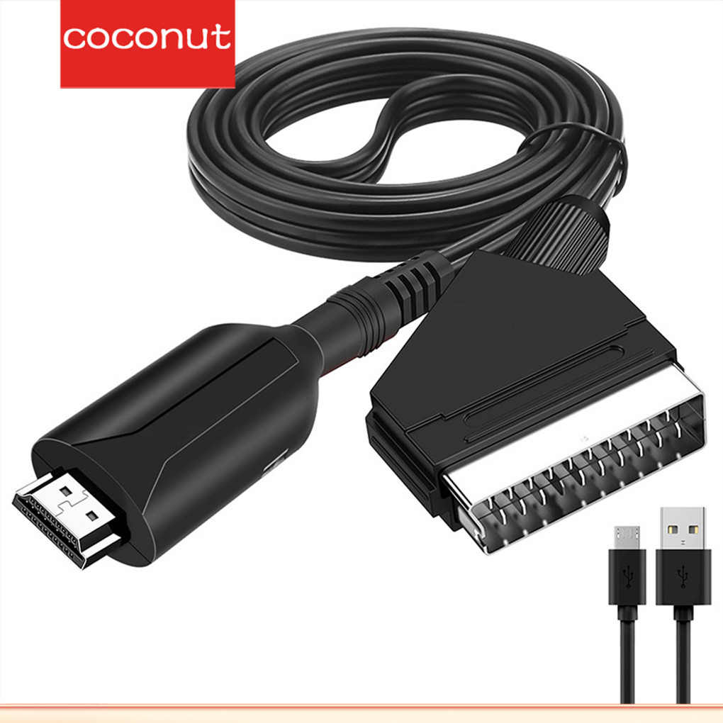 [Coco] Bộ chuyển đổi tương thích HDMI sang Scart có thể tái sử dụng li