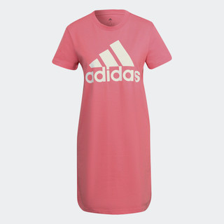 adidas Phong cách sống Váy Logo Essentials Nữ Hồng H42009