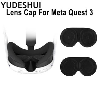 YUDESHUI Bảo vệ ống kính, Nắp ống kính EVA có thể giặt được, Tai nghe bảo vệ thay thế Kính chống bụi cho Meta Quest 3