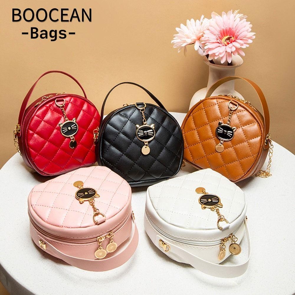 BOOCEAN Túi đeo vai dây chuyền nữ Túi xách nữ bằng da PU đơn giản