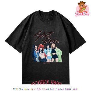 Áo thun shut down blackpink