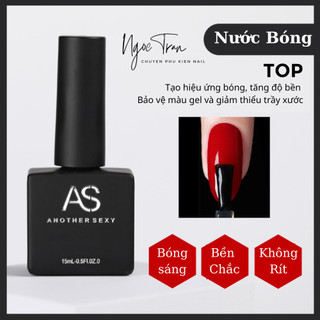 Soak-off top coat | nước bóng sơn gel chai vuông | chai chức năng